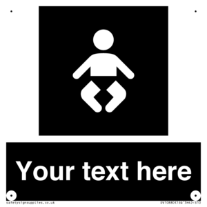 Custom information: black panel baby change